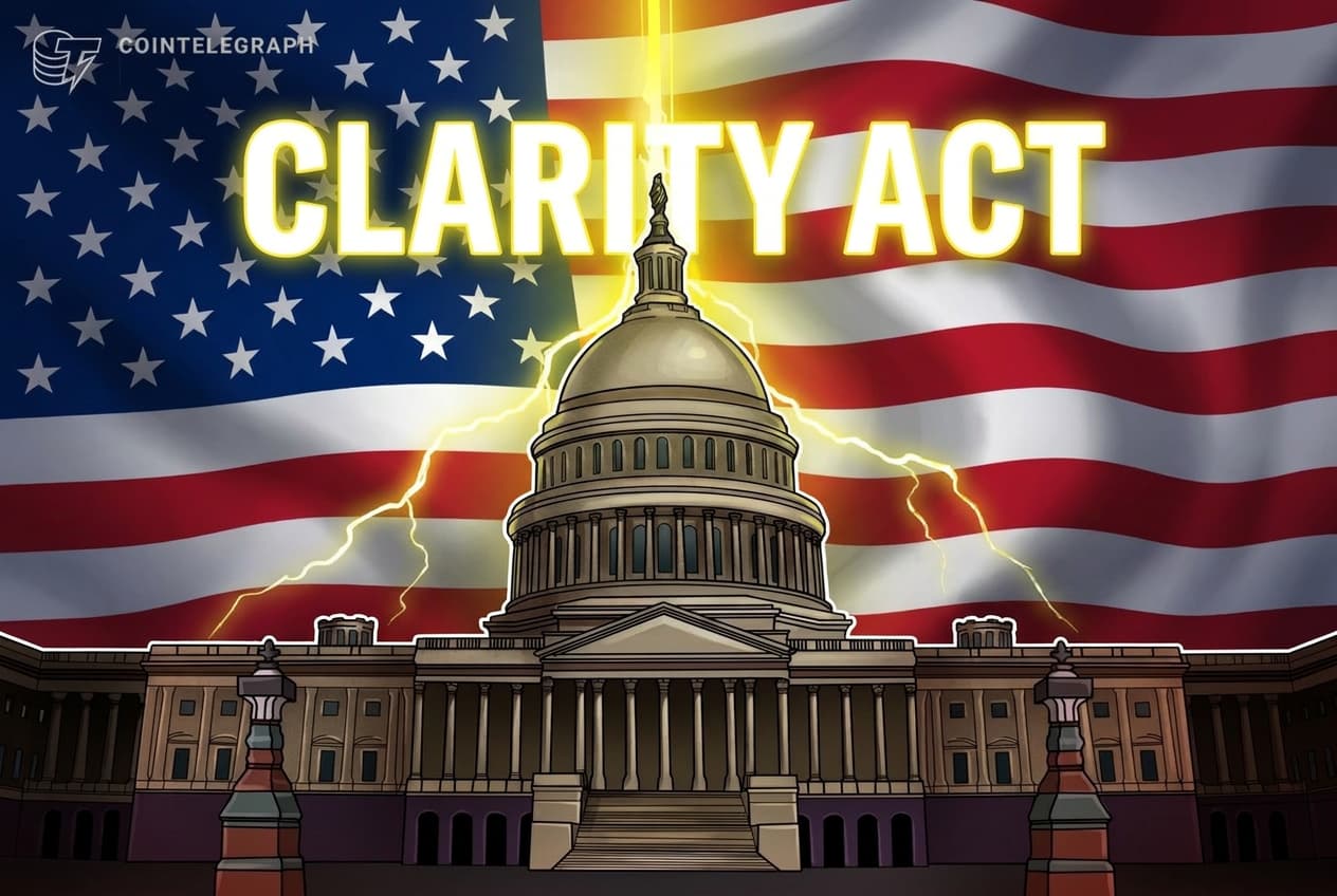 Democrats Block GOP's 'Final' Crypto Bill—CLARITY Act Success Rate Drops to 16%