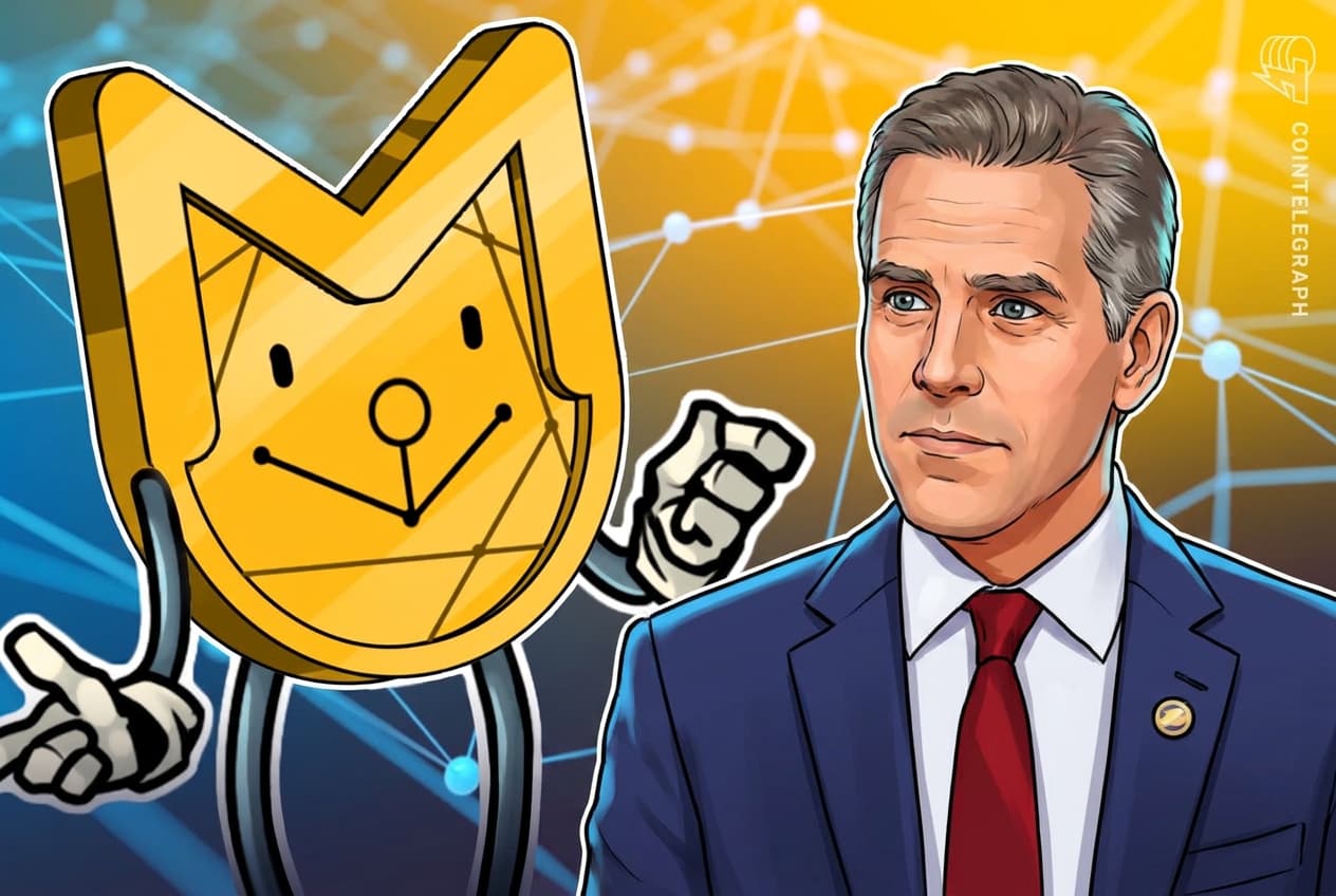 Hunter Biden's Memecoin Move: 200M LAPTOP Tokens Headed to Trump Supporters
