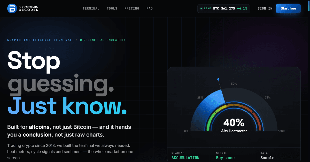 Blockchain Decoded is live.