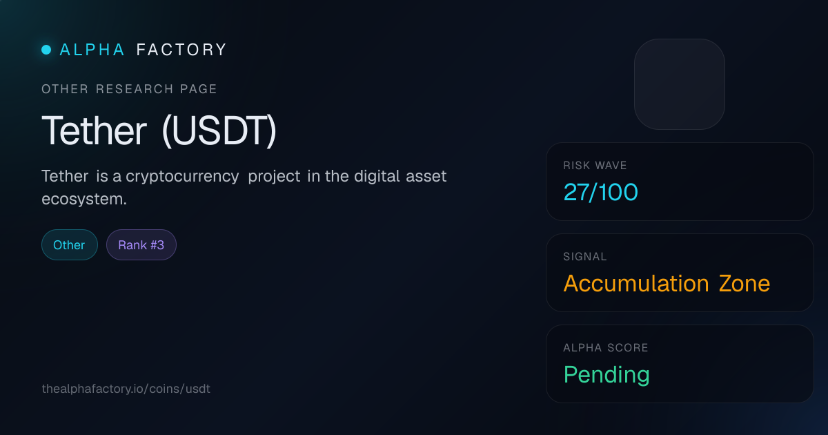 Tether (USDT) Analysis: Risk, Buy Signals & 2026 Forecast