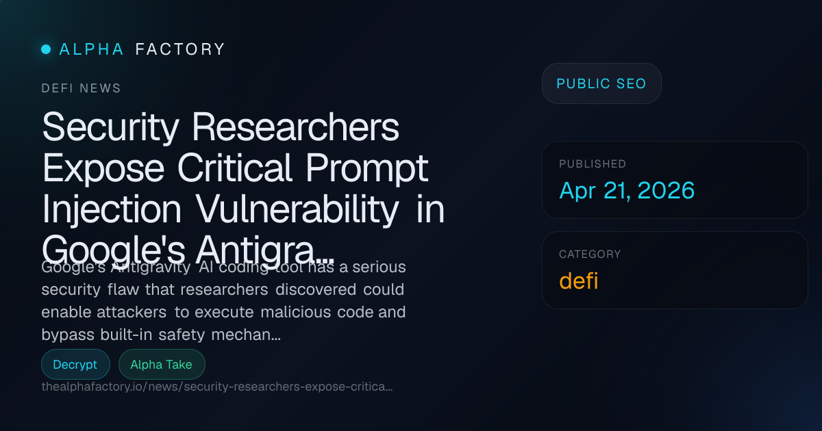Security Researchers Expose Critical Prompt Injection Vulnerability in ...